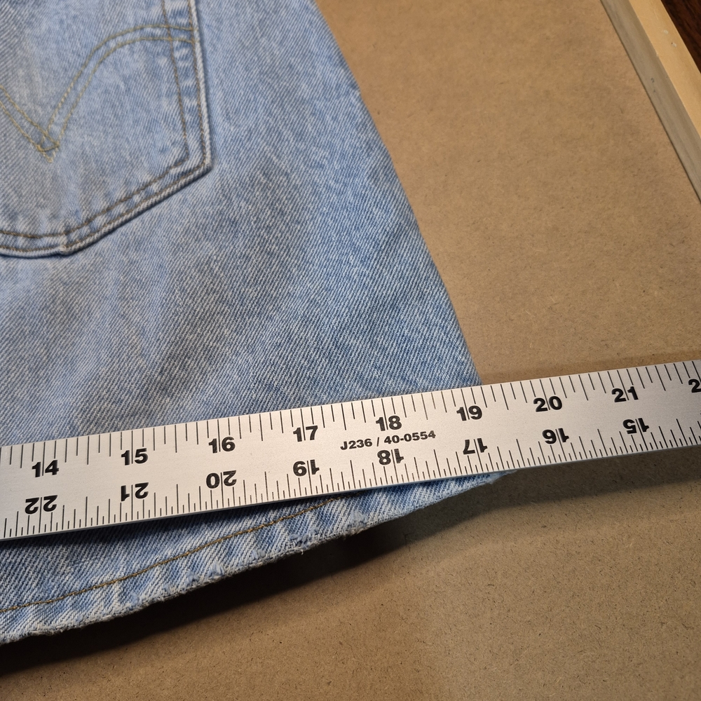 Levi's Light Blue Denim Mini Skirt - Picture 12 of 13